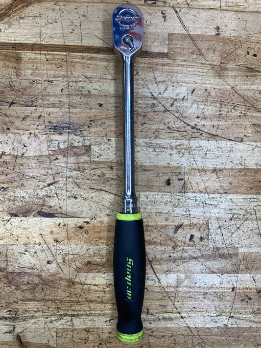 Snap On 3/8” Long Soft Grip Ratchet HIVIZ USA FHL80