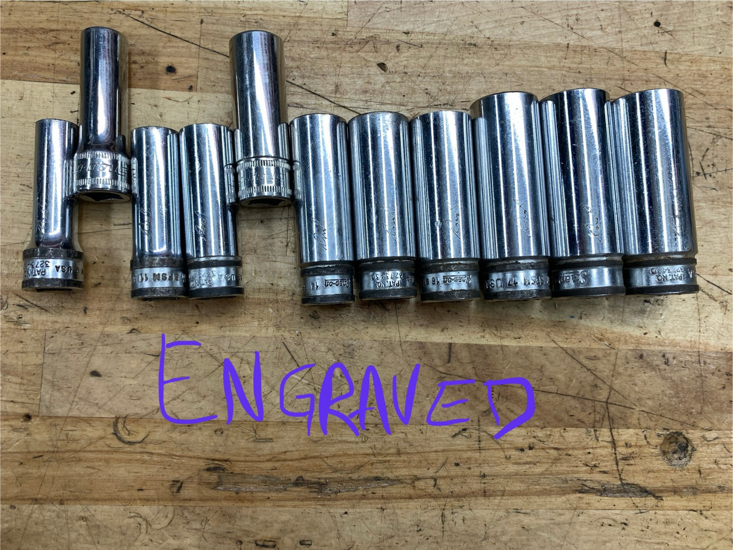 Snap On Metric 3/8” Deep Socket Set 11pc