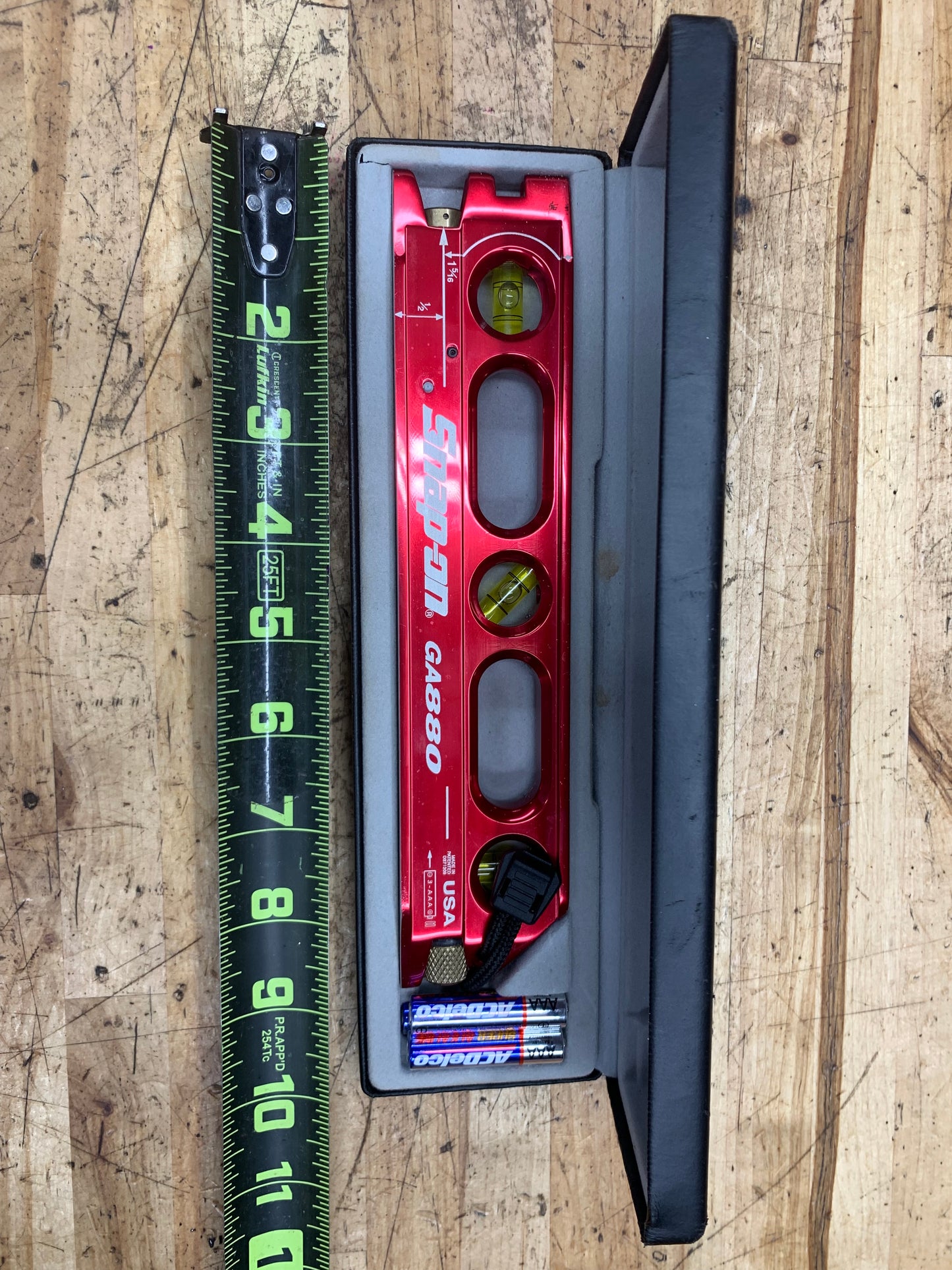Snap On NOS Laser Level RARE NEW OLD STOCK Made in USA GA880