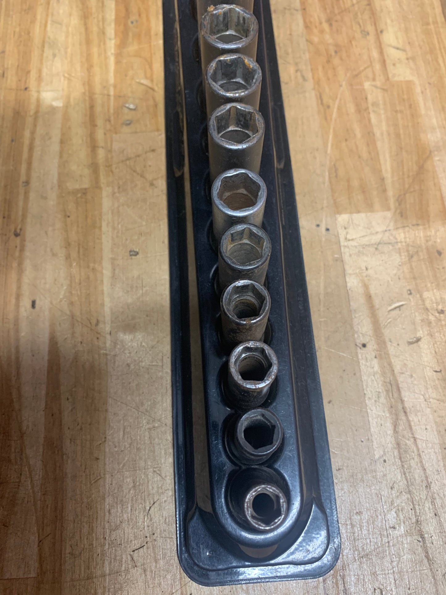 Snap On 14pc 3/8" Deep Impact Metric socket set 214SIMFMYA