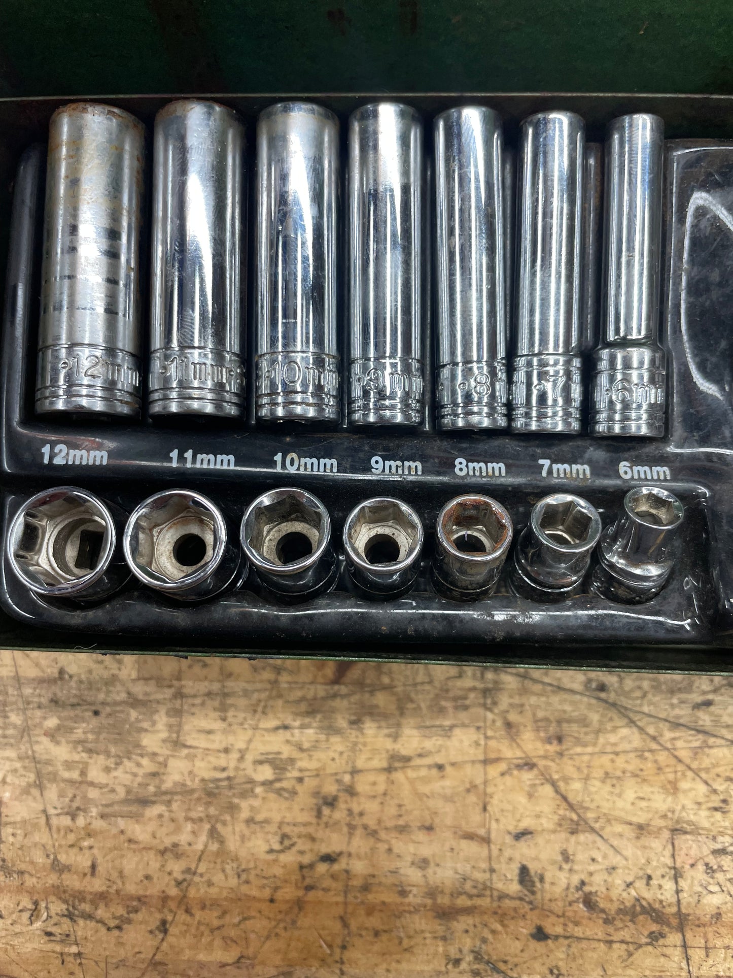 SK 1/4” Socket And Ratchet Set SAE/Metric USA