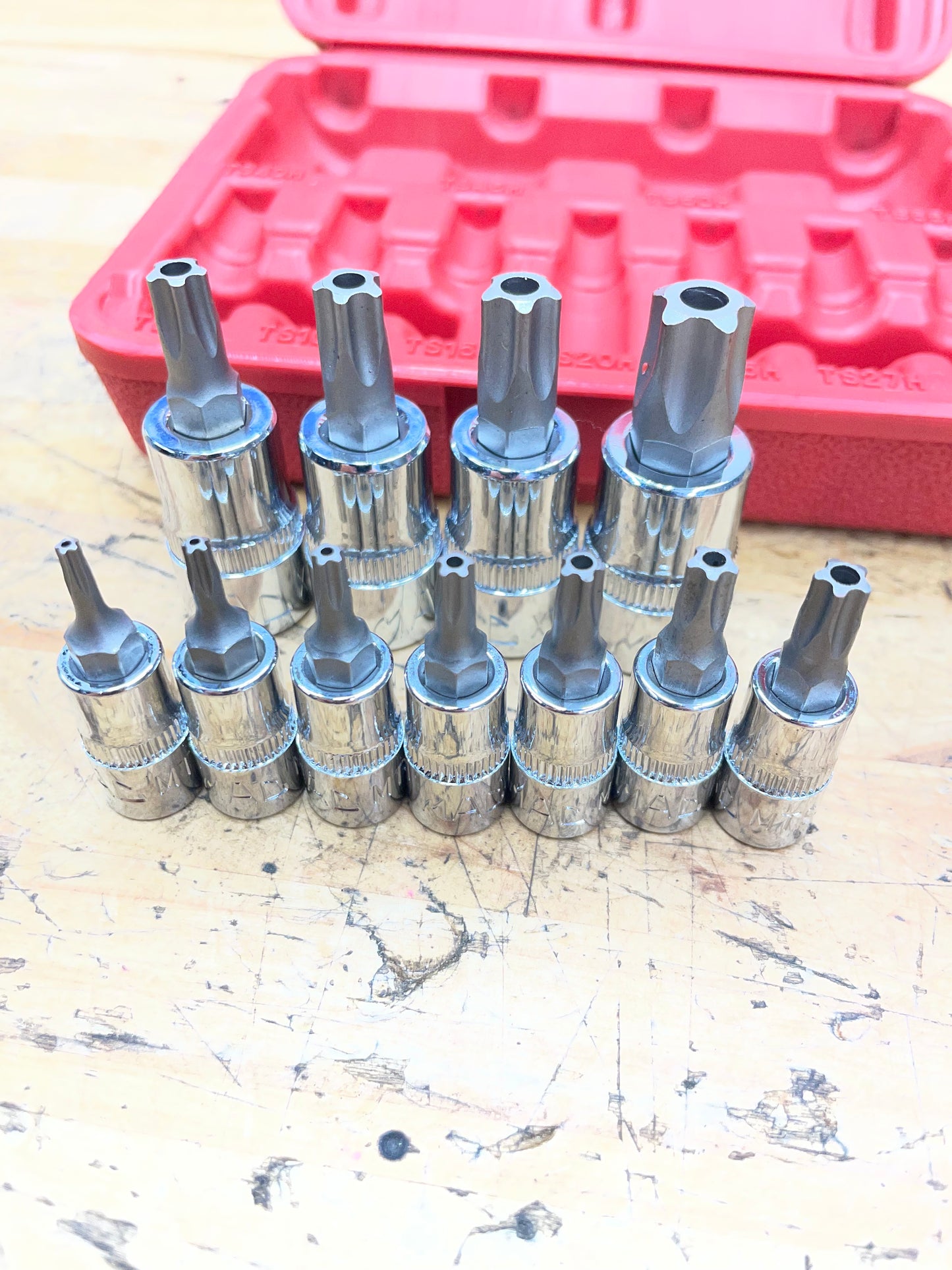 Mac Tools Security Torx Socket Set 11pc LIKE NEW SMXTSH11B