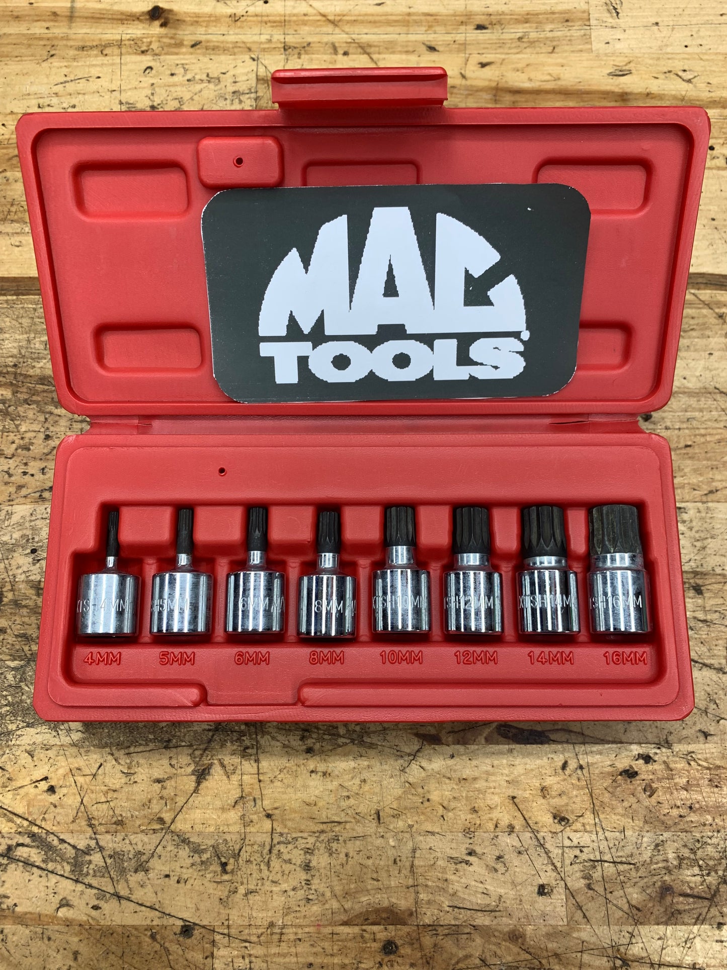 Mac Tools 12 Point Bit Socket Set 8pc SXMTS8B