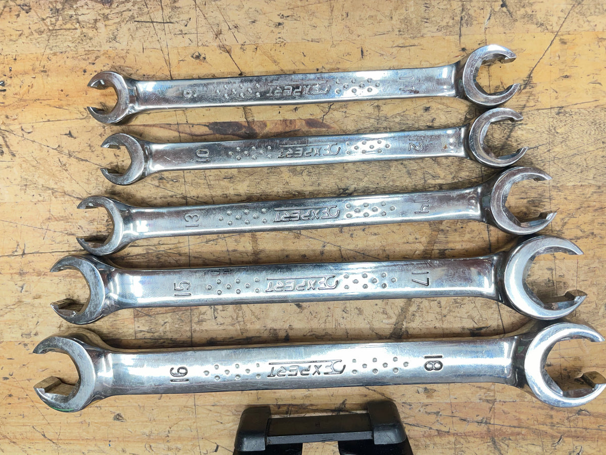 Expert Metric Flare Wrench Set 5pc 9-19mm E112503