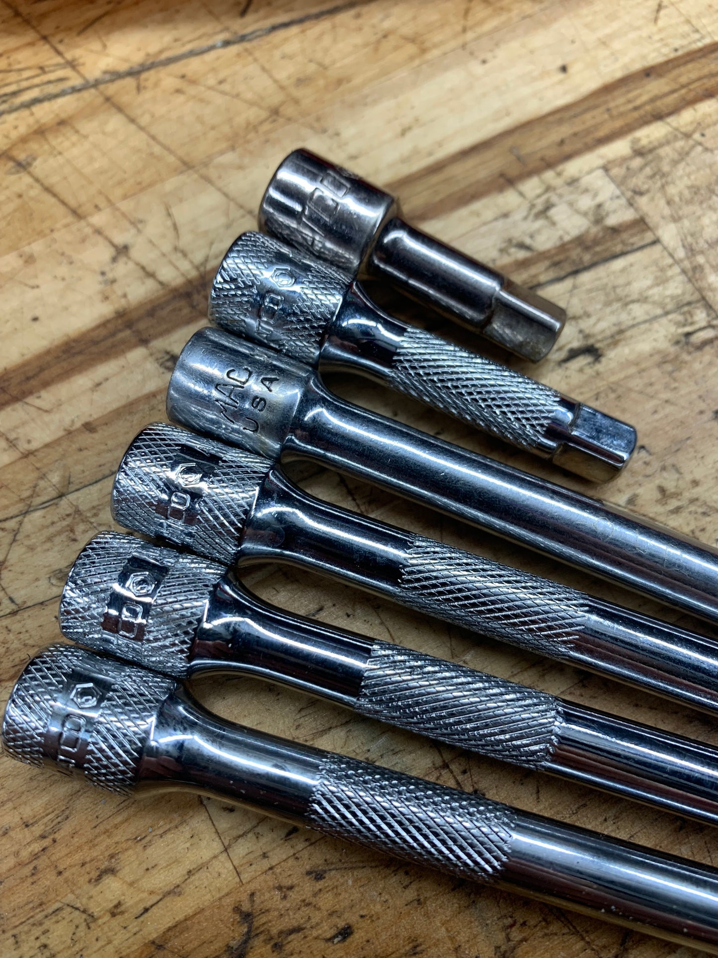 Matco* 1/4” Extension Tray Set 6pc USA SAXK6TA