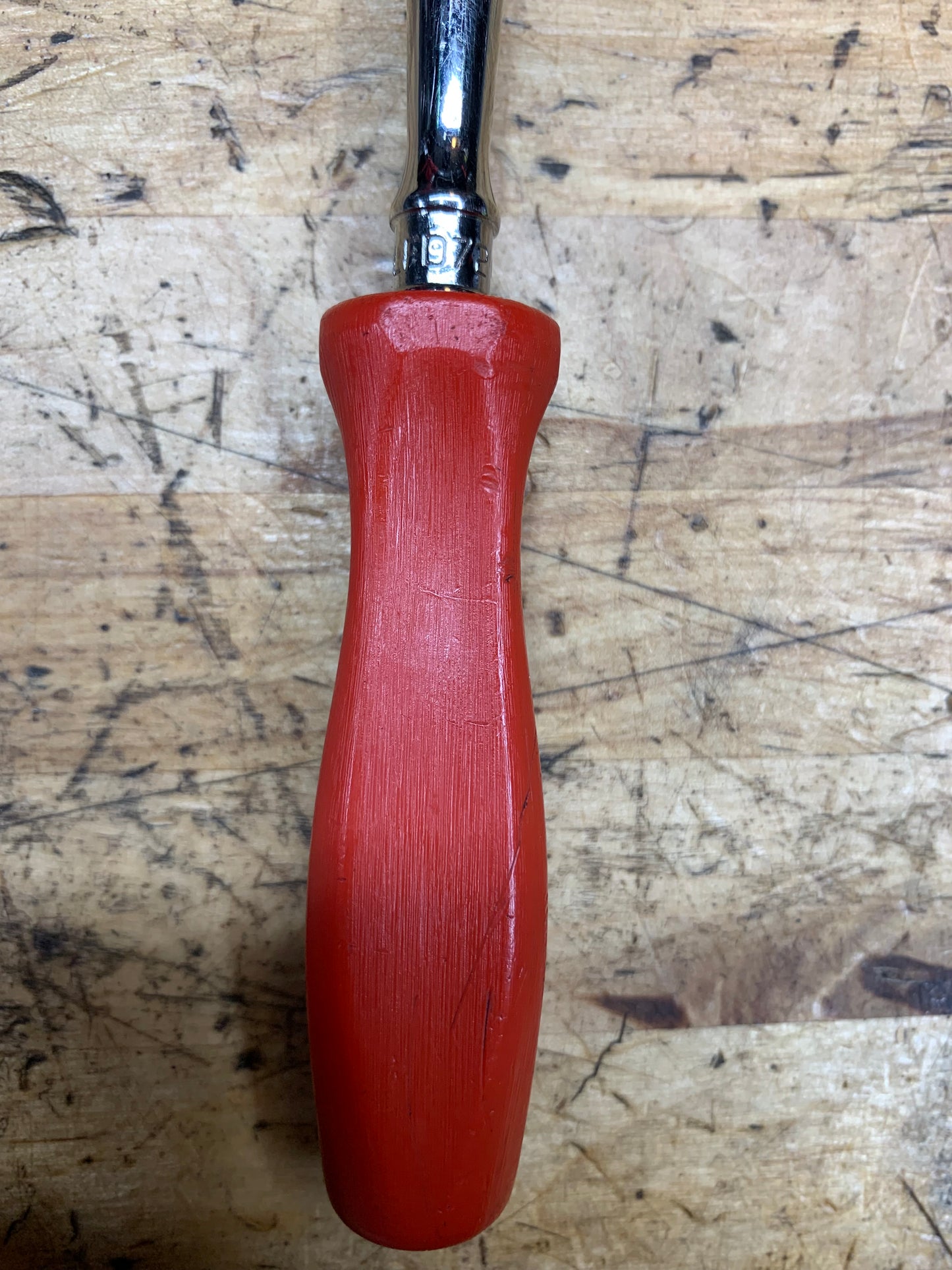 Snap On 1/4” Flex Head Ratchet Red Hard Handle USA THLFD72