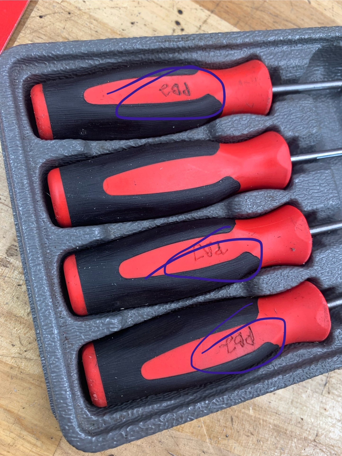 Snap On mini pick tray set. SGASA204CR