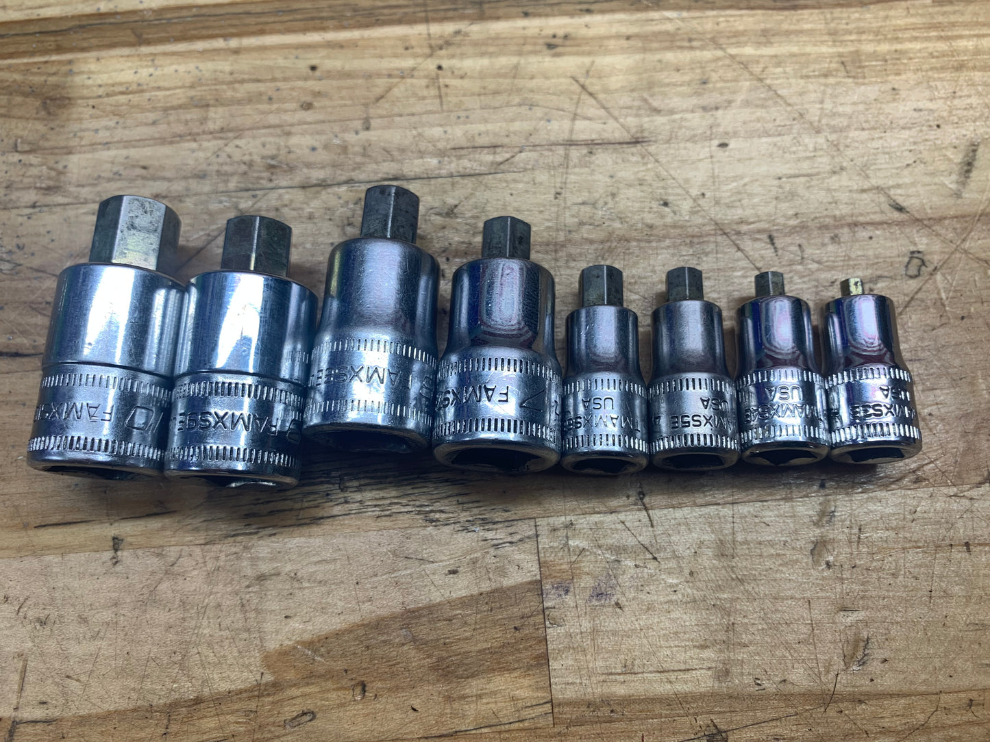 Snap On Stubby Hex Metric socket set 8pc 208EFTAMXSY