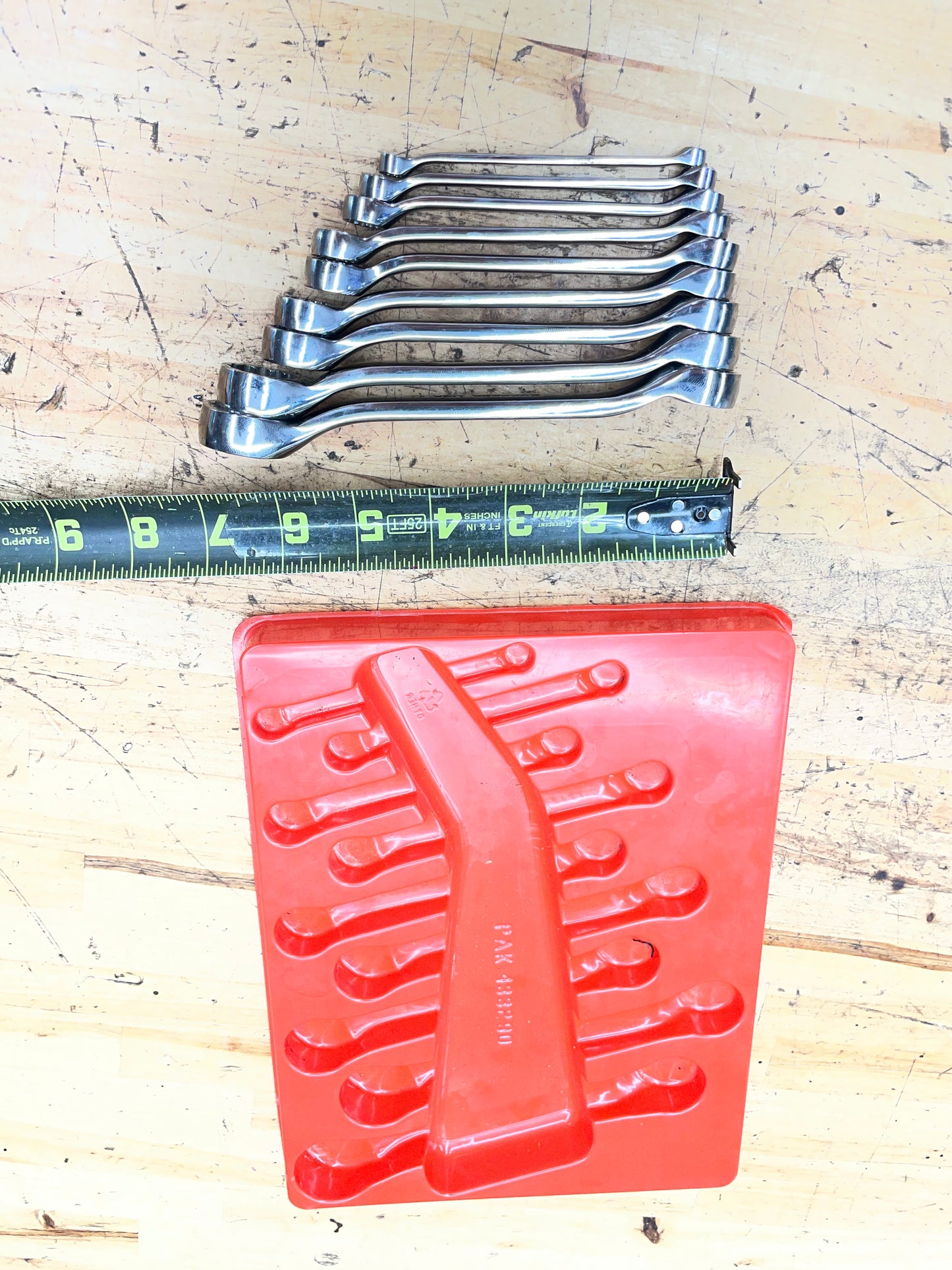 Snap On Metric Short Pattern 9pc Box Wrench Set 3/16”-13/16” USA XS609