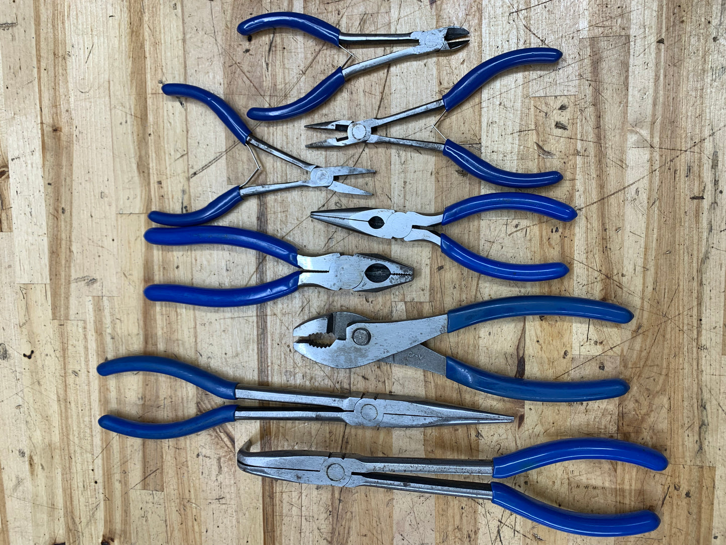 Cornwell 8pc Plier Set Needlenose, Linesman, Slip Joint, Etc.