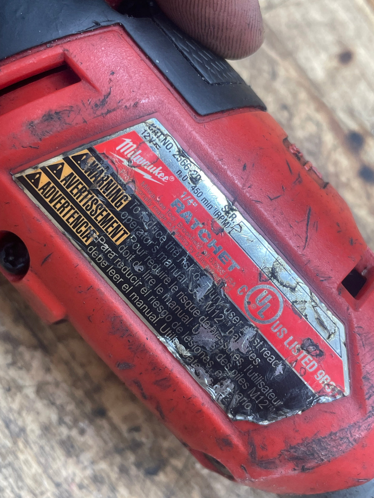 Milwaukee Fuel M12 1/4” Ratchet 2566-20