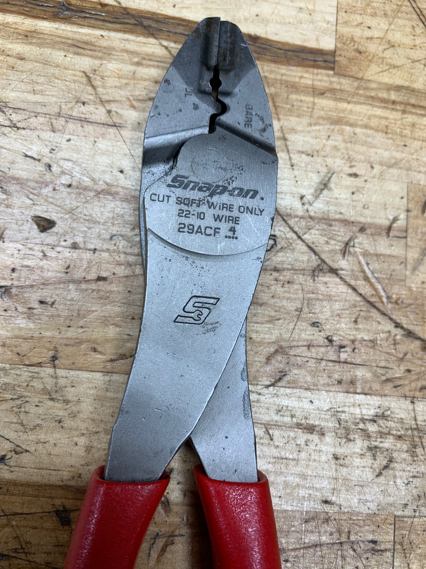 Snap On Wire Crimping Pliers USA 29ACF