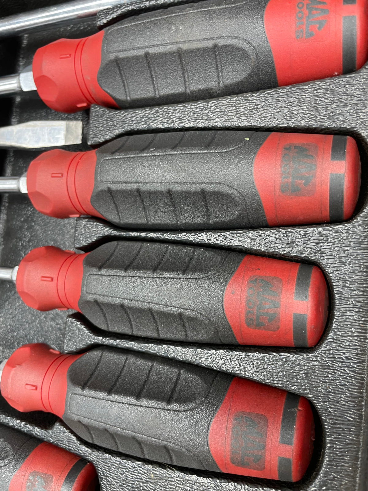 Mac Tools Screwdriver Tray Set Red 12pc SDB12DR-S