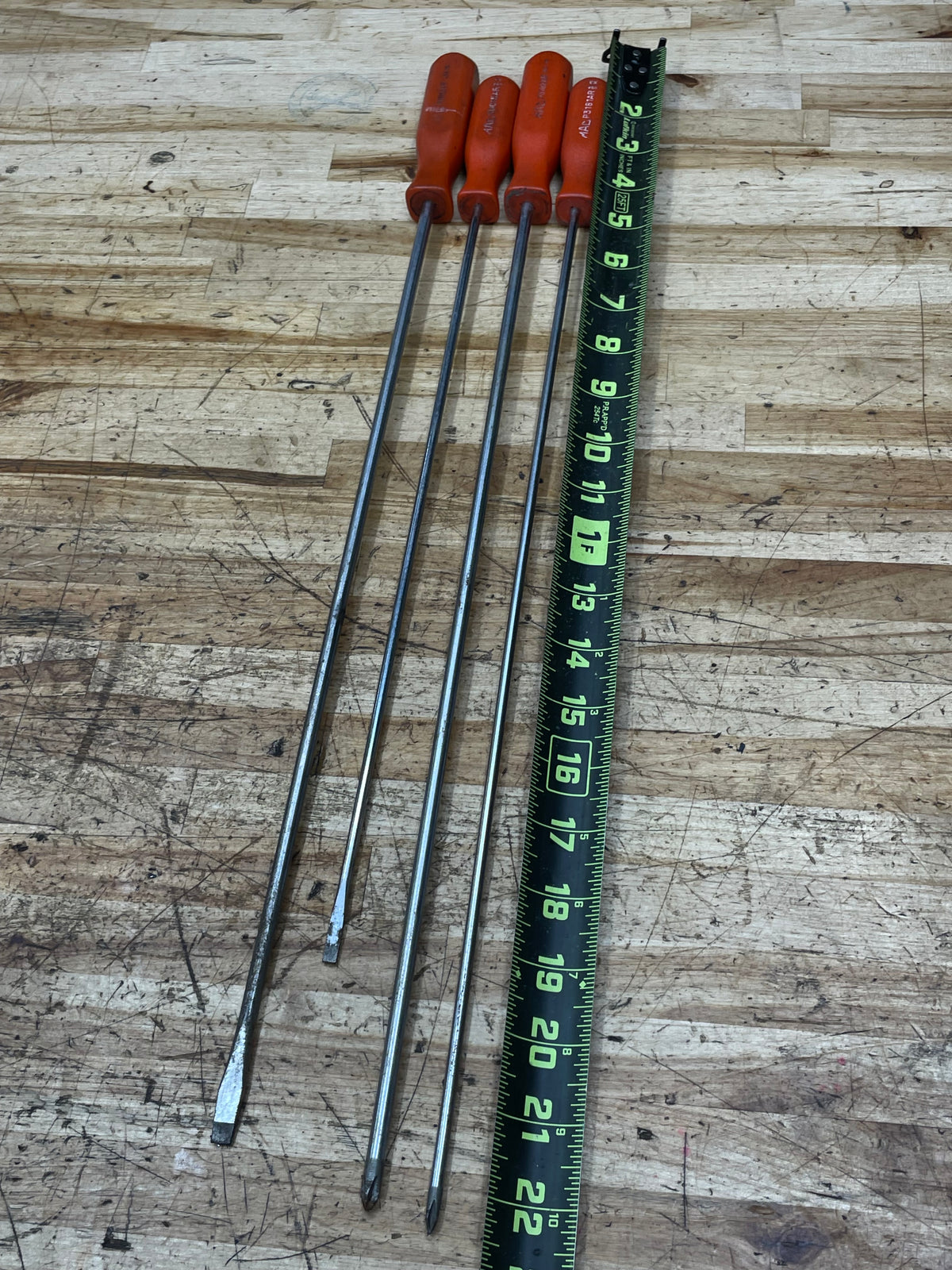 Mac Tools Long Screwdriver Set 4pc USA