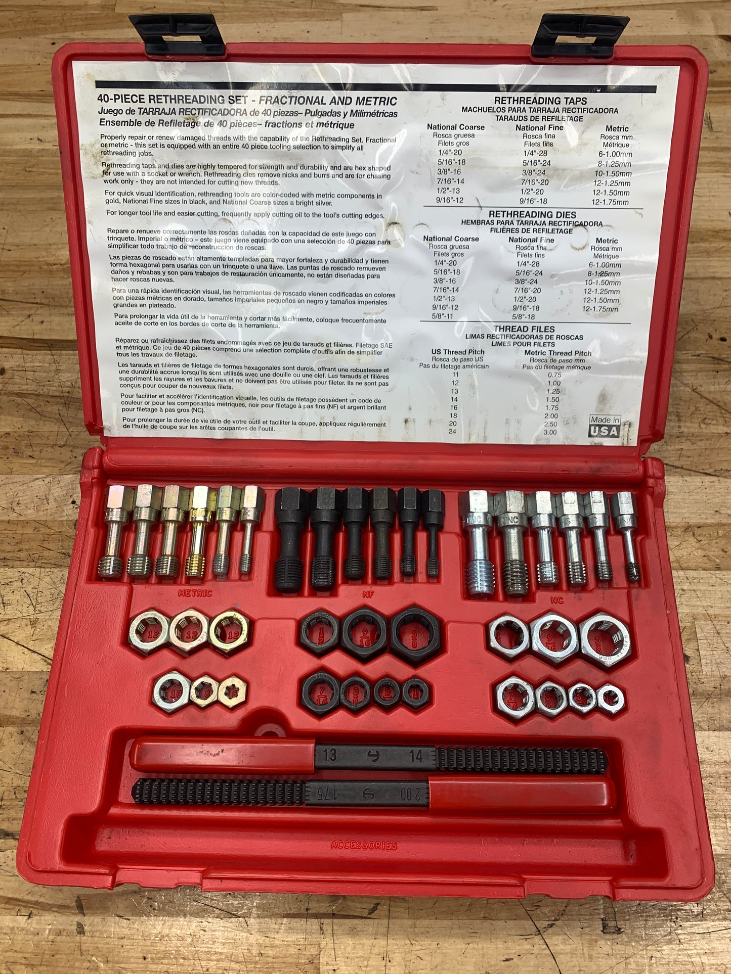 Craftsman Master Thread Restorer Kit USA 952105