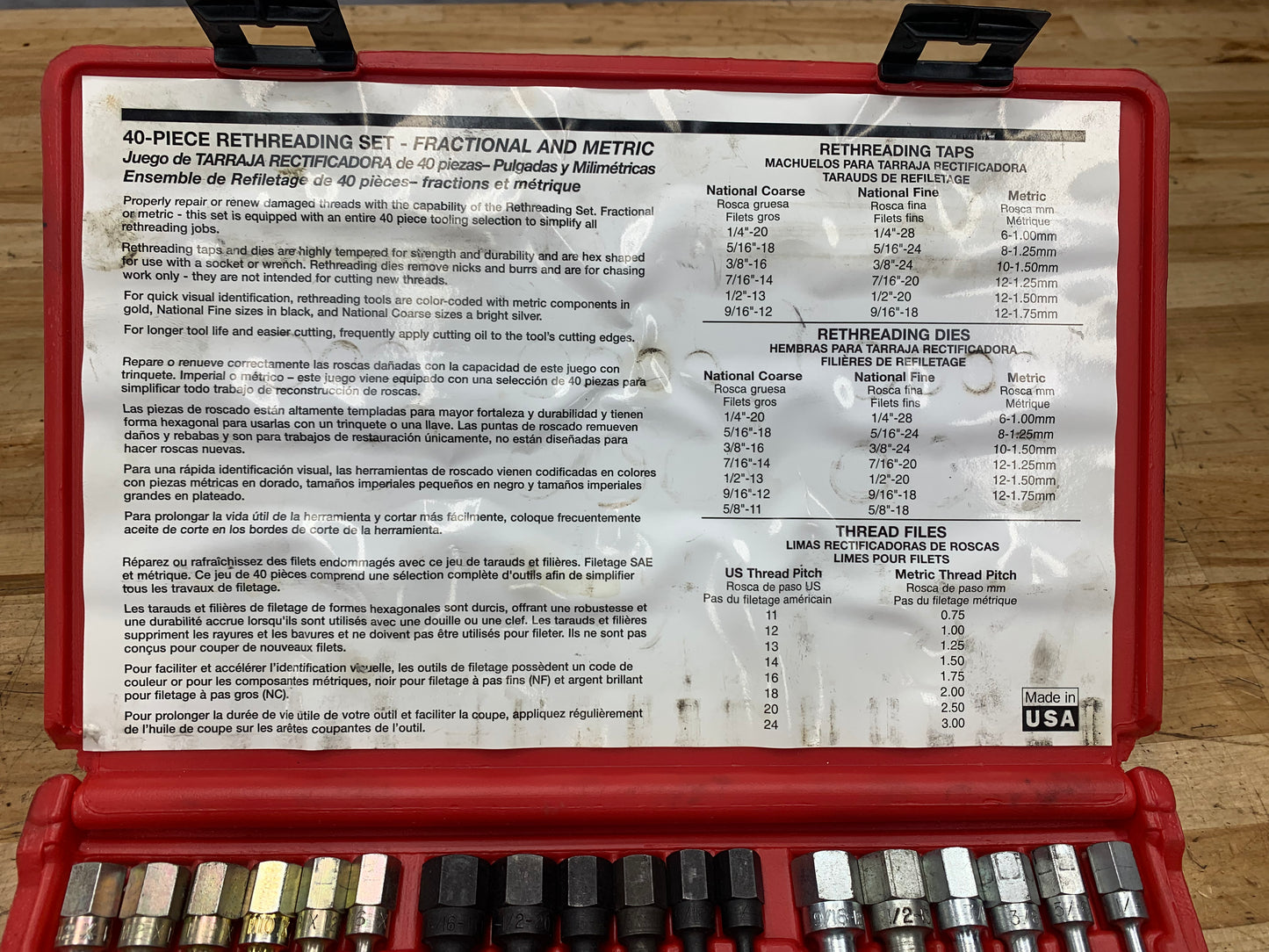 Craftsman Master Thread Restorer Kit USA 952105