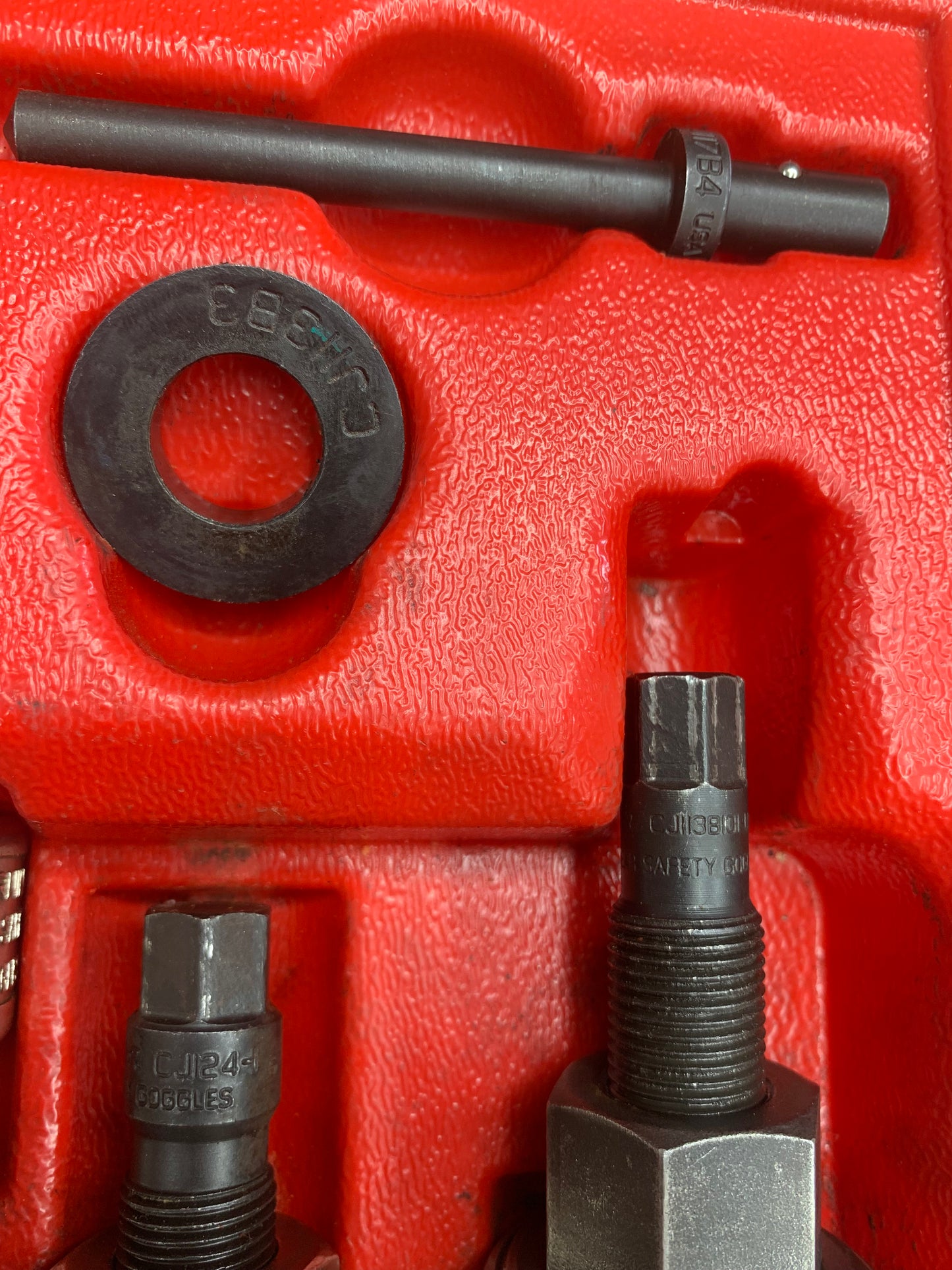 Snap On Power Steering Pulley Puller Installer Tray Set CJ3PSA