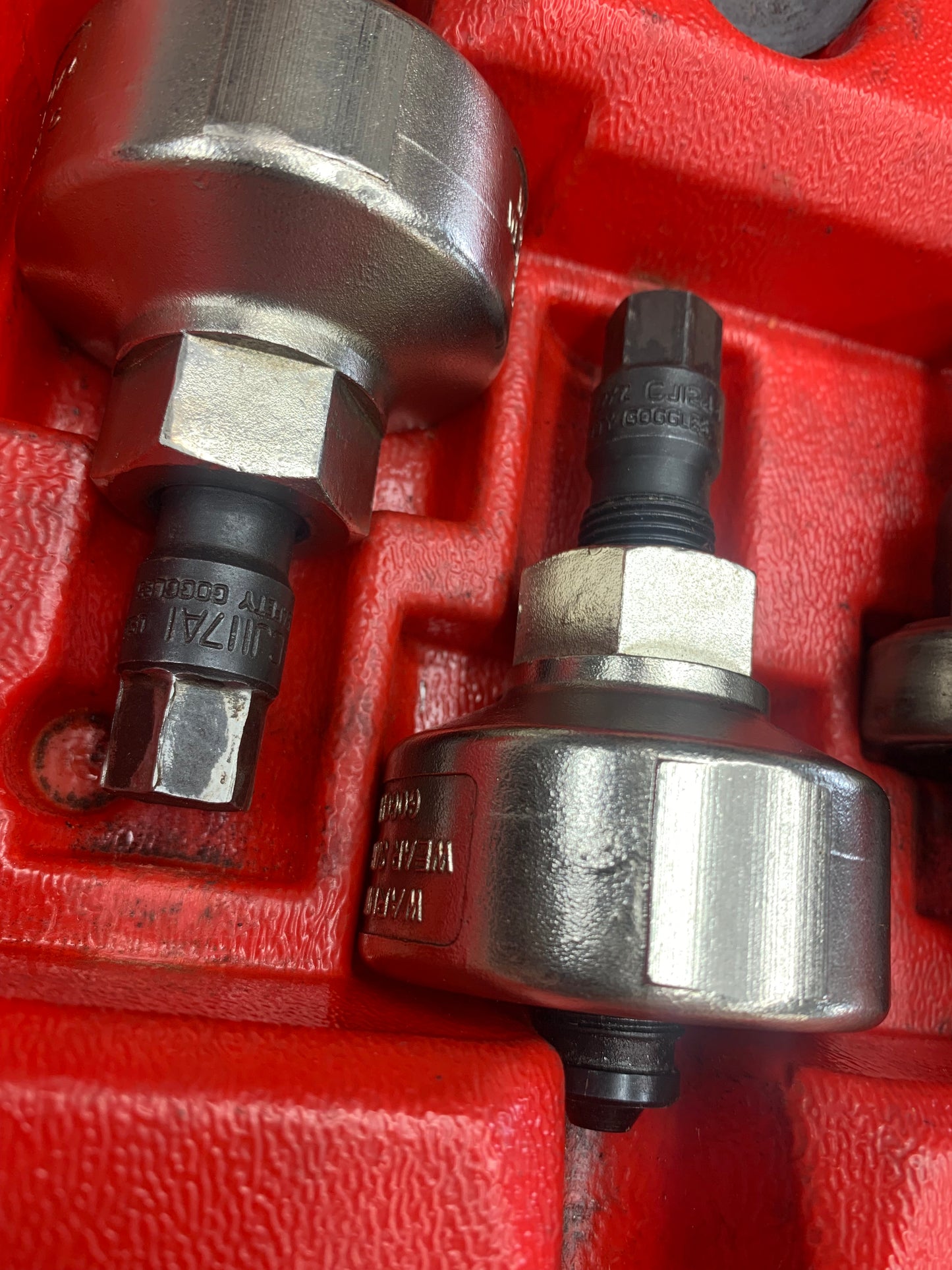 Snap On Power Steering Pulley Puller Installer Tray Set CJ3PSA
