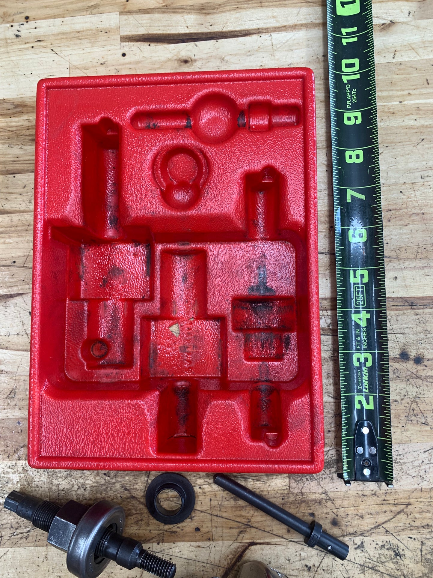 Snap On Power Steering Pulley Puller Installer Tray Set CJ3PSA