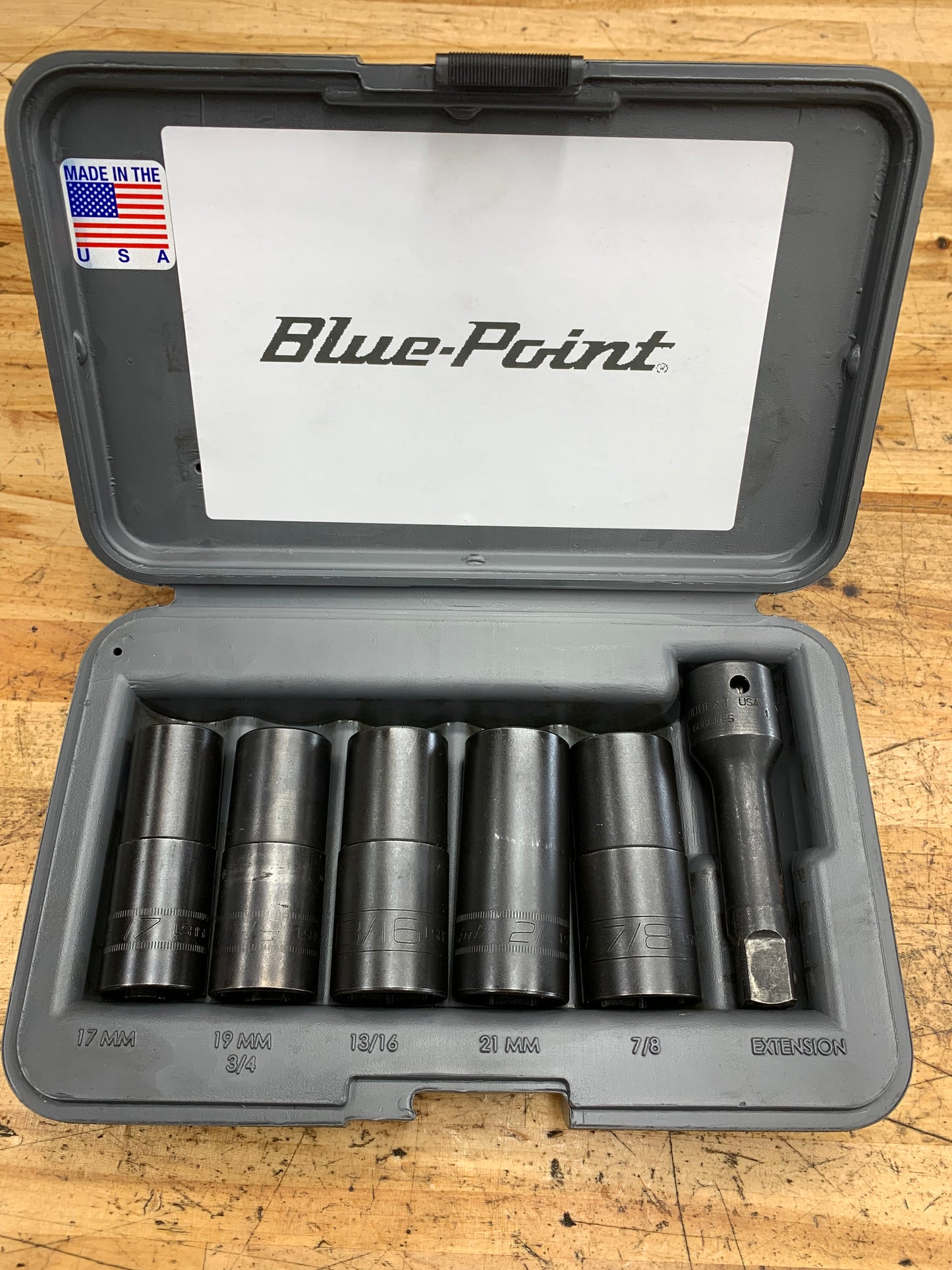 Blue Point 6 Piece Wheel Flip Socket Set USA LSR1500