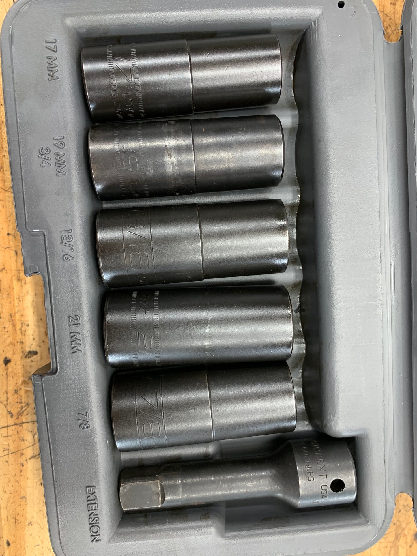 Blue Point 6 Piece Wheel Flip Socket Set USA LSR1500