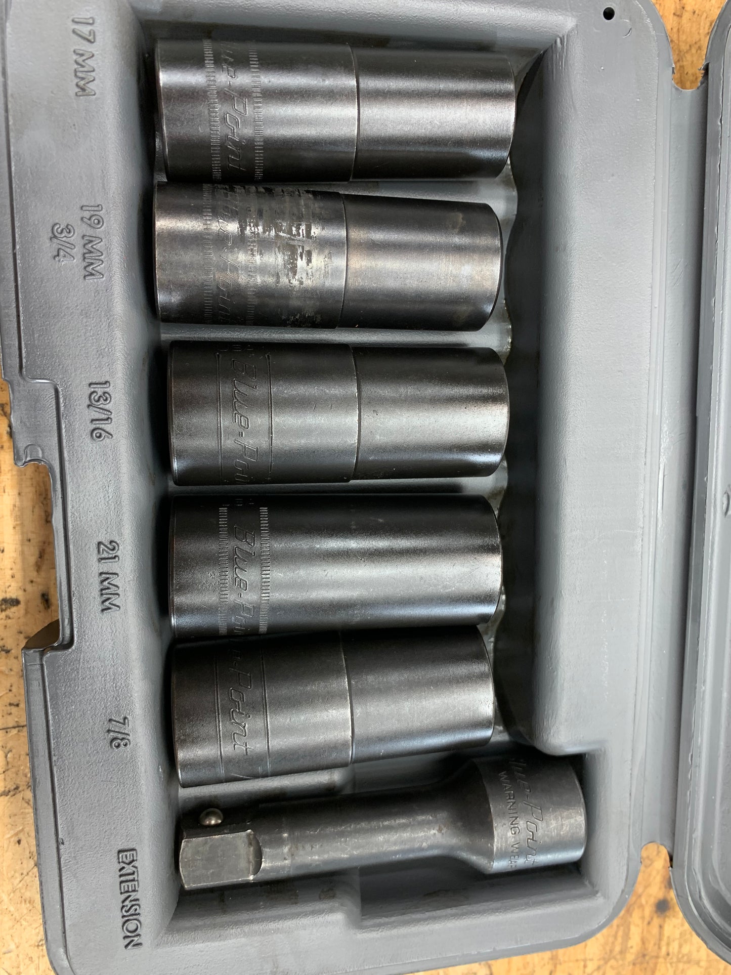 Blue Point 6 Piece Wheel Flip Socket Set USA LSR1500