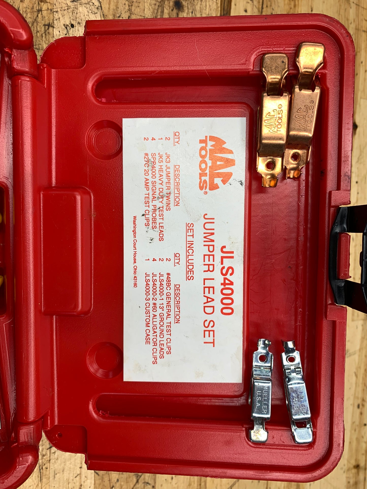 Mac Tools Jumper Lead Set USA JLS4000