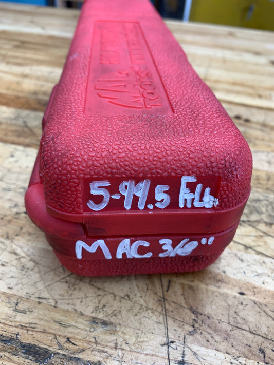 Mac Tools 3/8" Digital Torque Angle Wrench 5-99 Ft.Lb. TWXA100FD