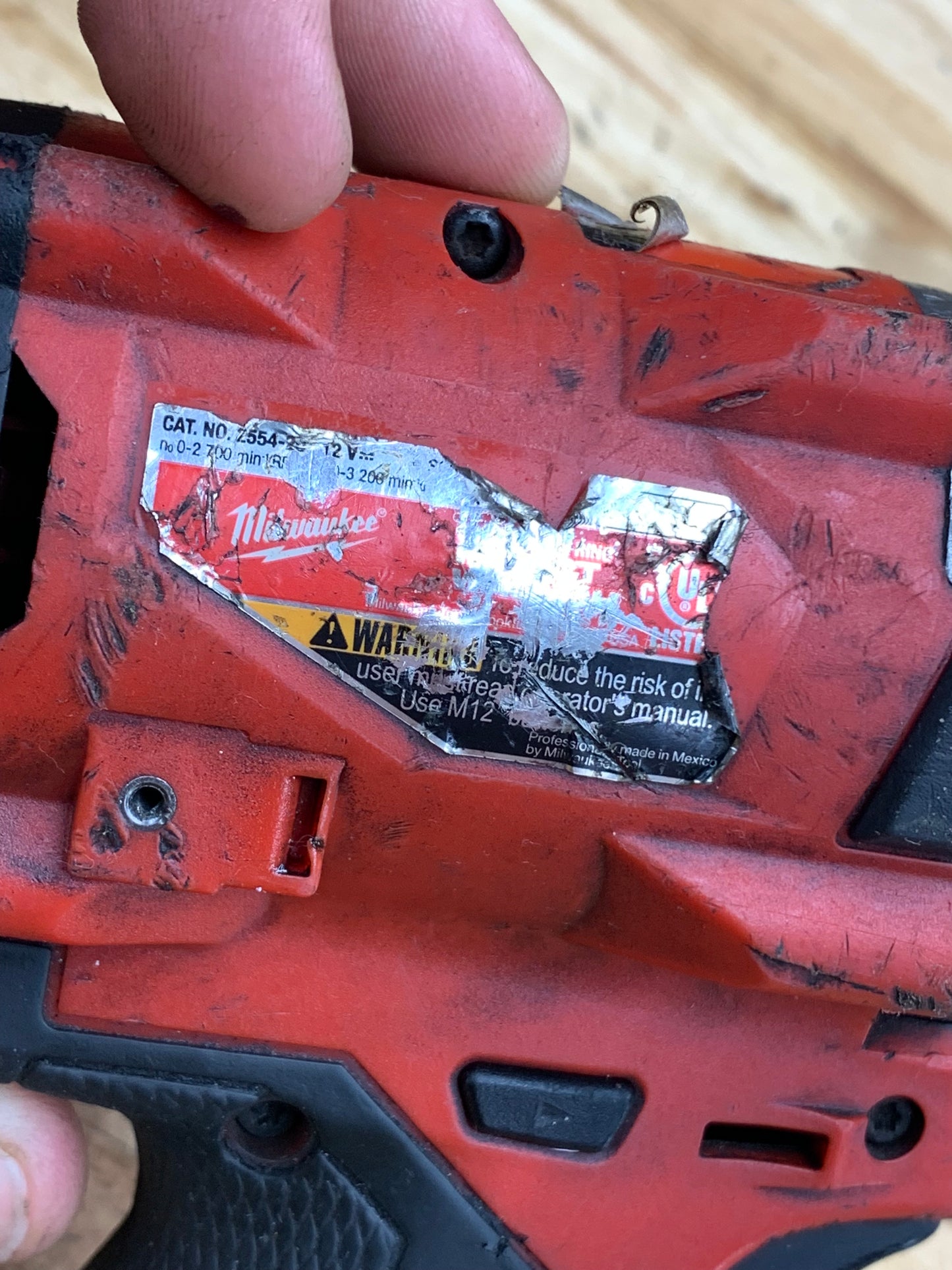 Milwaukee 3/8" Stubby Impact M12 2554-20