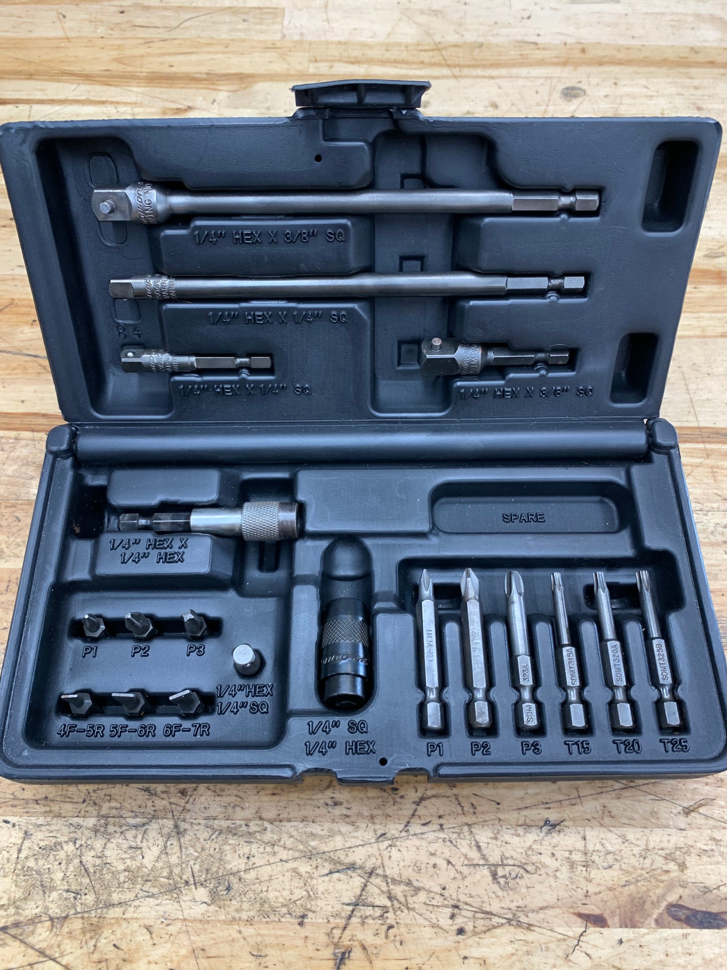 Snap On Hex Bit and Extenstion Set USA SDMEXT19K