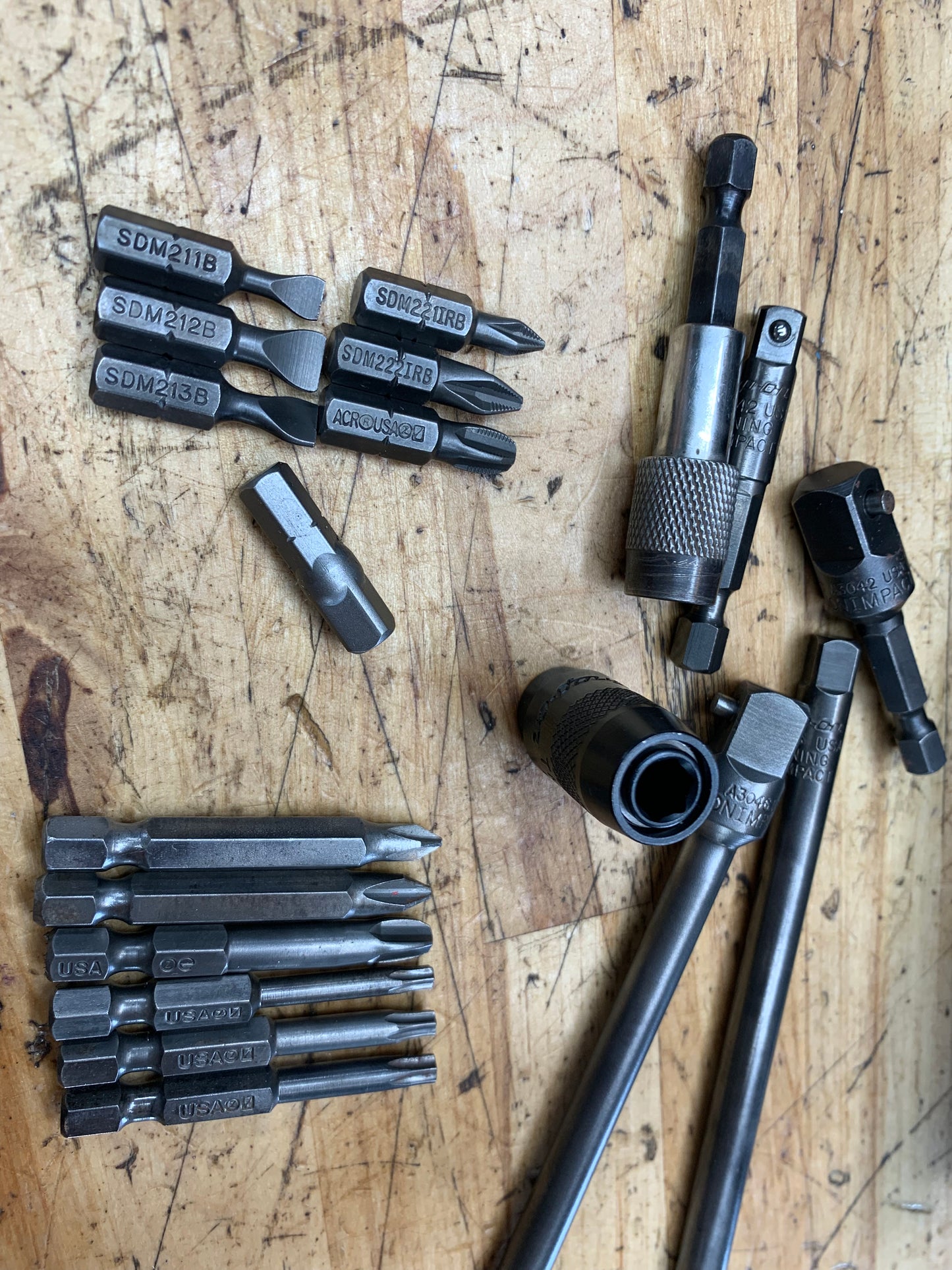 Snap On Hex Bit and Extenstion Set USA SDMEXT19K