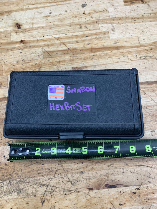 Snap On Hex Bit and Extenstion Set USA SDMEXT19K